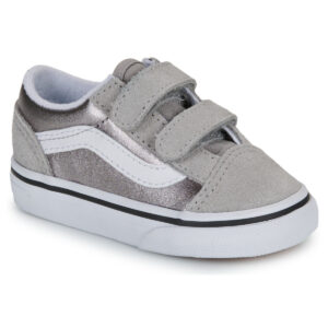 Scarpe bambini ragazza Vans  Old Skool V METALLIC SILVER  Argento Vans 198266392226