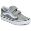 Scarpe bambini ragazza Vans  Old Skool V METALLIC SILVER  Argento Vans 198266398518