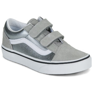 Scarpe bambini ragazza Vans  Old Skool V METALLIC SILVER  Argento Vans 198266398518