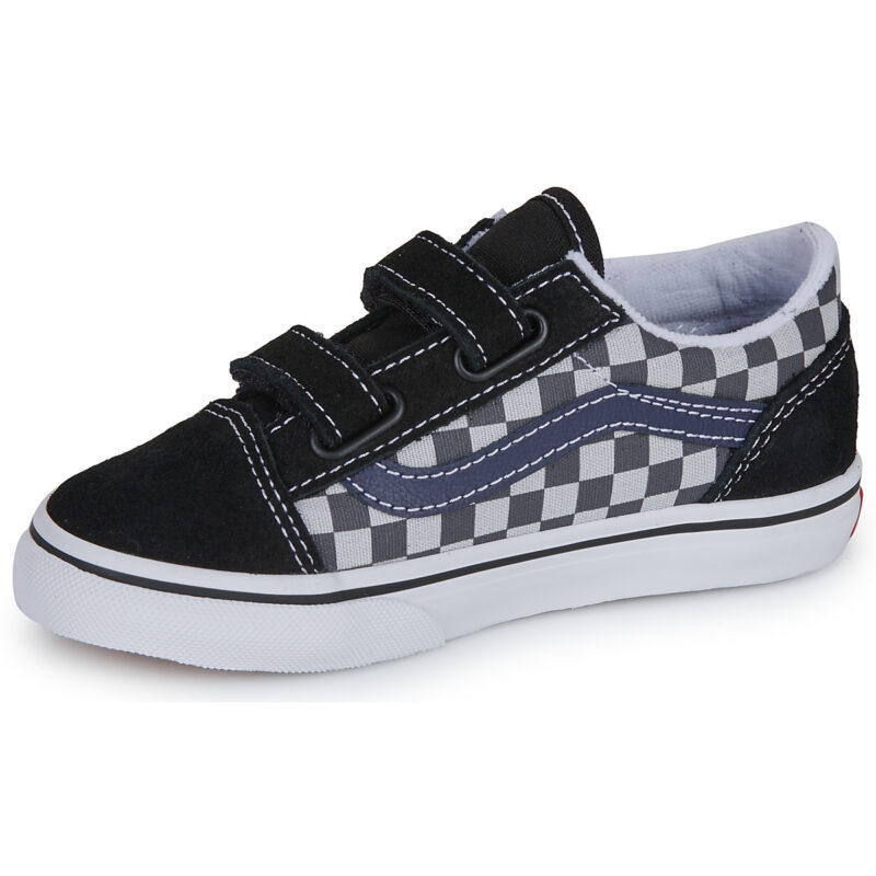 Vans Old Skool V Nero - Sneakers Bambina - 4