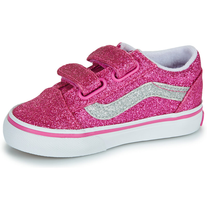 Vans Old Skool V Rosa Sneakers Bambina - 4
