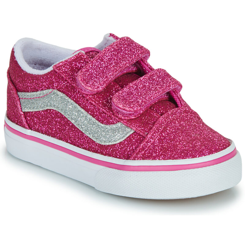Vans Old Skool V Rosa Sneakers Bambina - 1