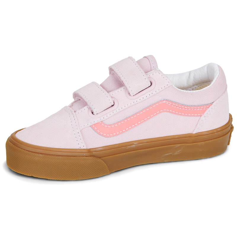 Vans Old Skool V Pink - Girl's Sneakers - 4