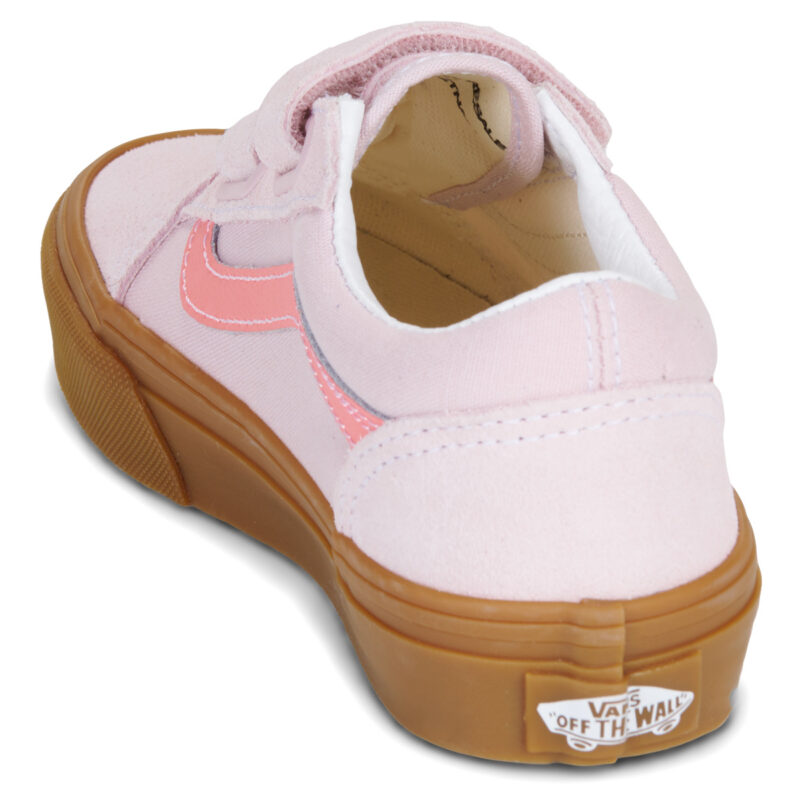 Vans Old Skool V Pink - Girl's Sneakers - 5