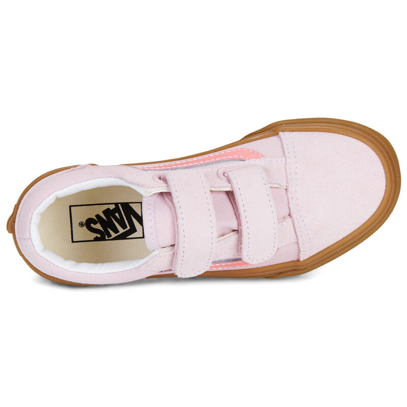Vans Old Skool V Pink - Girl's Sneakers - 6