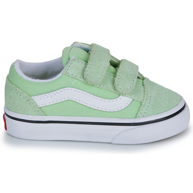 Vans Old Skool V Verde - Sneakers Bambina - 2