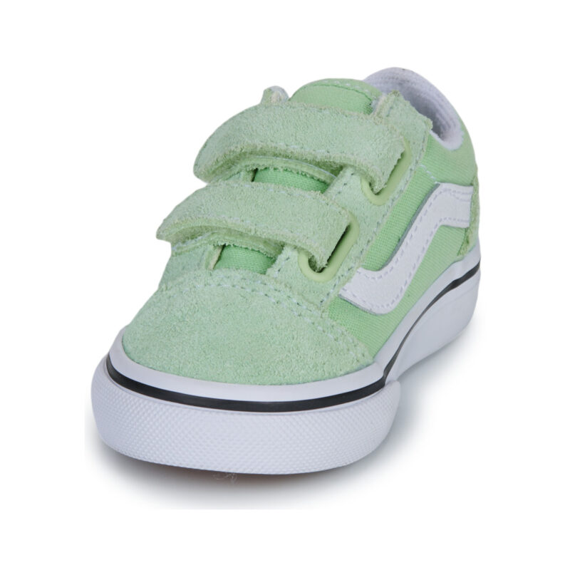 Vans Old Skool V Verde - Sneakers Bambina - 3
