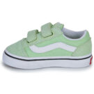 Vans Old Skool V Verde - Sneakers Bambina - 4