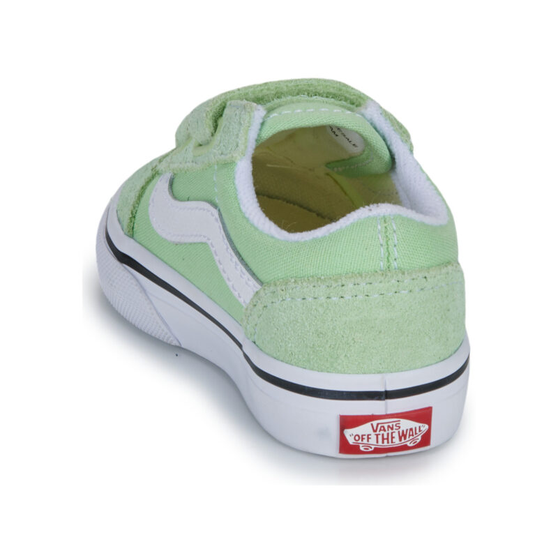 Vans Old Skool V Verde - Sneakers Bambina - 5