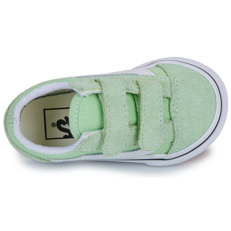 Vans Old Skool V Verde - Sneakers Bambina - 6