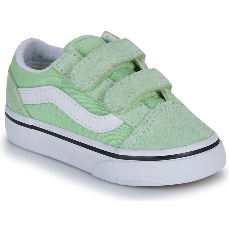 Vans Old Skool V Verde - Sneakers Bambina - 1