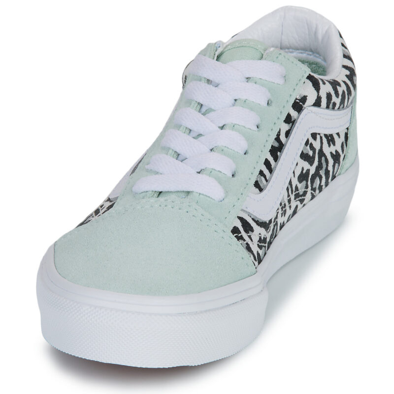Vans Old Skool Verde - Sneakers Bambina - 3