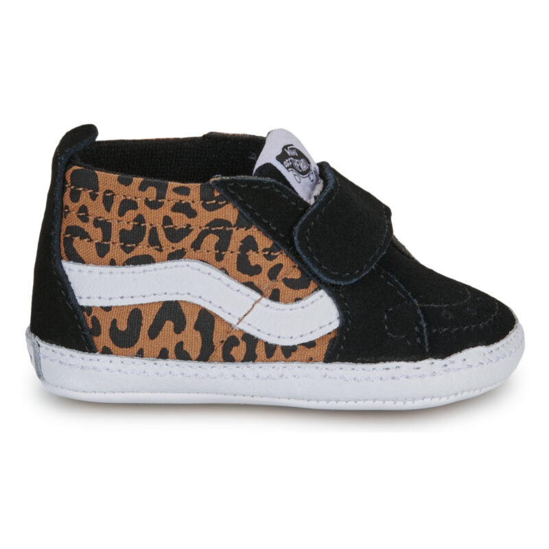 Vans SK8-Hi Crib LEOPARD BLACK/BROWN Black Girl Sneakers - 2