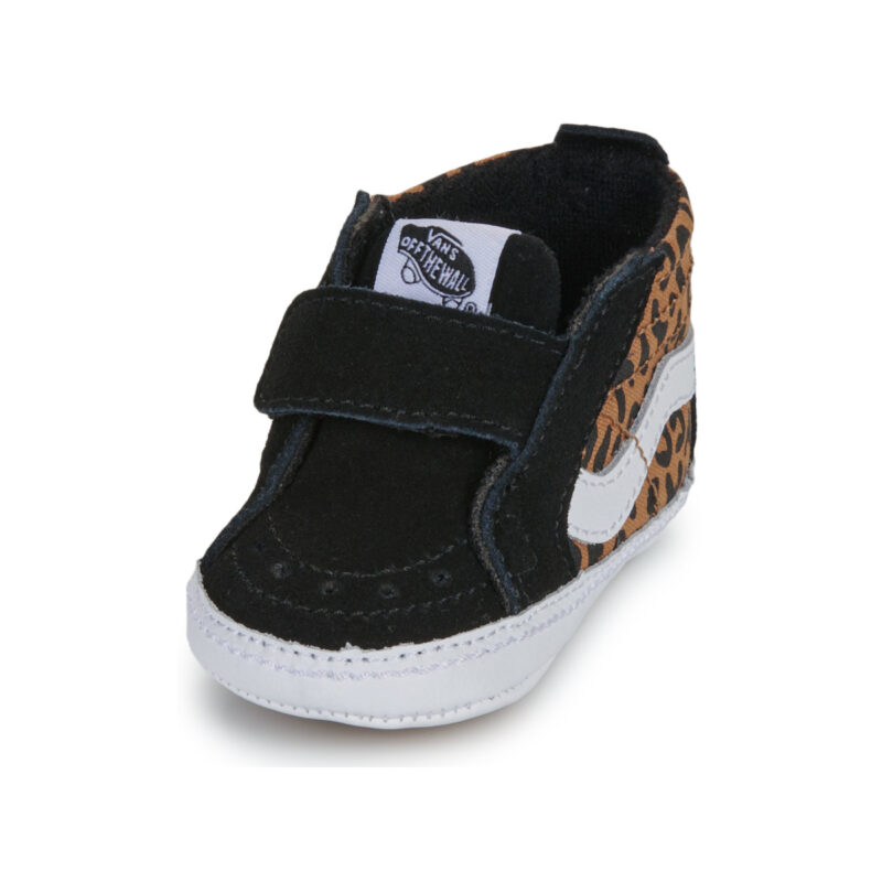 Vans SK8-Hi Crib LEOPARD BLACK/BROWN Black Girl Sneakers - 3