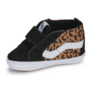 Vans SK8-Hi Crib LEOPARD BLACK/BROWN Black Girl Sneakers - 4