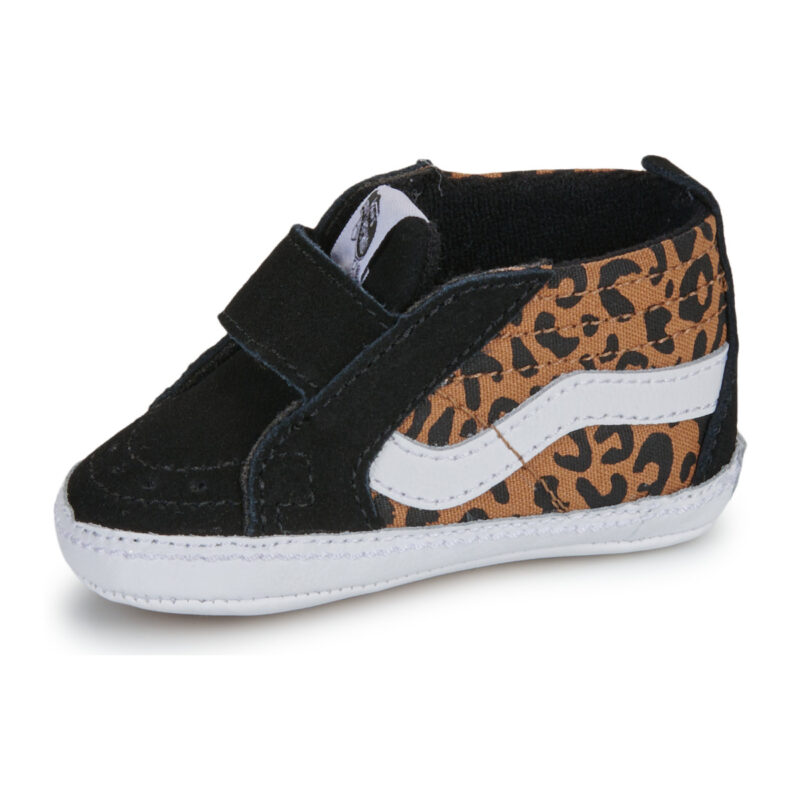 Vans SK8-Hi Crib LEOPARD BLACK/BROWN Black Girl Sneakers - 4
