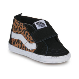 Scarpe bambini ragazza Vans  SK8-Hi Crib LEOPARD BLACK/BROWN  Nero Vans 198266391502