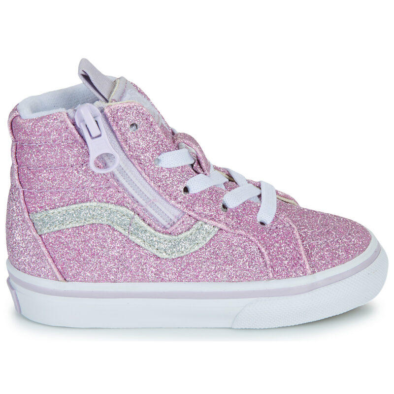 Vans SK8-Hi Reissue Side Zip Rosa Sneakers Bambina - 2