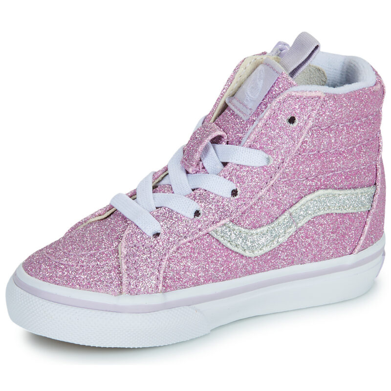 Vans SK8-Hi Reissue Side Zip Rosa Sneakers Bambina - 4