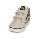 Vans SK8-Mid Reissue V GLOW Taupe Mist Marrone Sneakers Bambina - 3