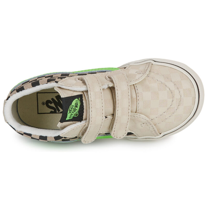 Vans SK8-Mid Reissue V GLOW Taupe Mist Marrone Sneakers Bambina - 6