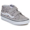 Scarpe bambini ragazza Vans  SK8-Mid Reissue V Leopard Glitter GRAY  Argento Vans 198266400662