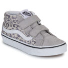 Vans SK8-Mid Reissue V Leopard Glitter GRAY Argento Sneakers Bambina - 1