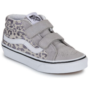 Scarpe bambini ragazza Vans  SK8-Mid Reissue V Leopard Glitter GRAY  Argento Vans 198266400662