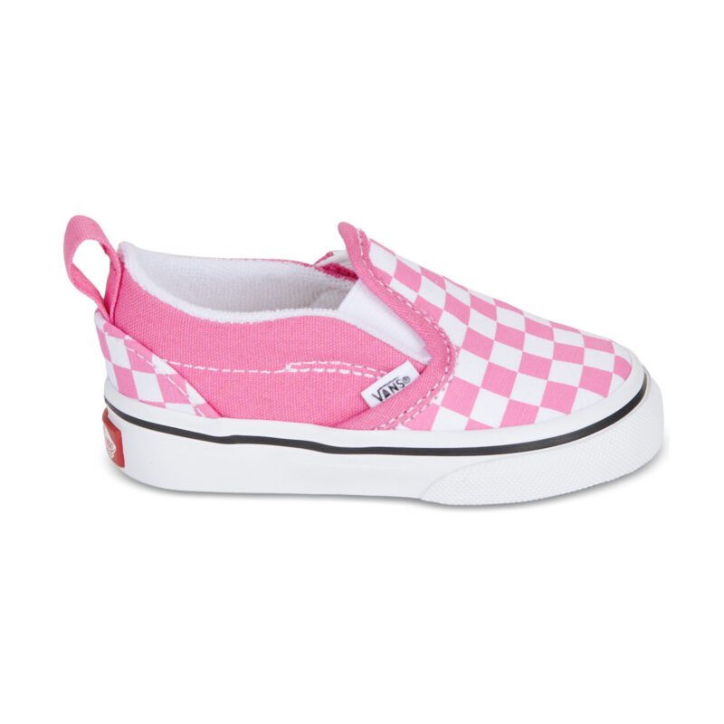Vans Slip-On V COLOR THEORY CHECKERBOARD Pink Fizz Rosa - Slip on Bambina - 2