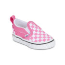 Vans Slip-On V COLOR THEORY CHECKERBOARD Pink Fizz Rosa - Slip on Bambina - 1