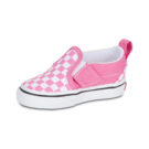 Vans Slip-On V COLOR THEORY CHECKERBOARD Pink Fizz Rosa - Slip on Bambina - 4