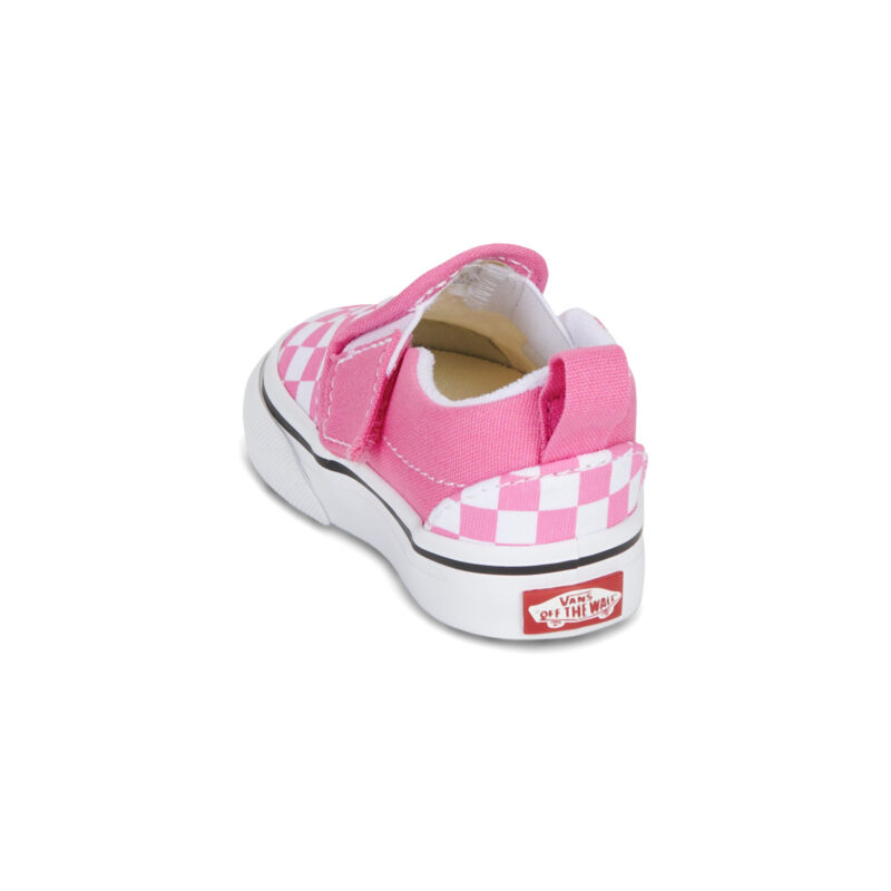 Vans Slip-On V COLOR THEORY CHECKERBOARD Pink Fizz Rosa - Slip on Bambina - 5