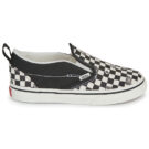 Vans Slip-On V GEO CHECK BLACK/WHITE Nero - Slip on Bambina - 2