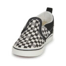 Vans Slip-On V GEO CHECK BLACK/WHITE Nero - Slip on Bambina - 3