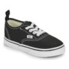 Scarpe bambini ragazza Vans  TD Authentic Elastic Lace  Nero Vans 190543694122