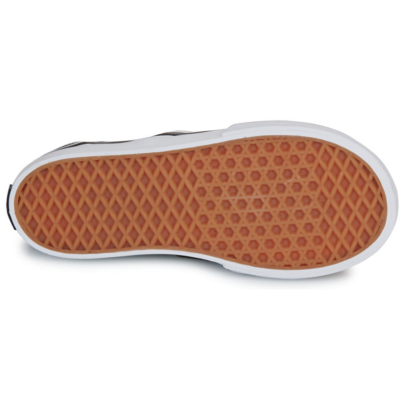 Vans TD Slip-On V (Checkerboard) Schwarz/Zinn Schwarzer Slip-On f&uuml;r M&auml;dchen - Gr&ouml;&szlig;e 7