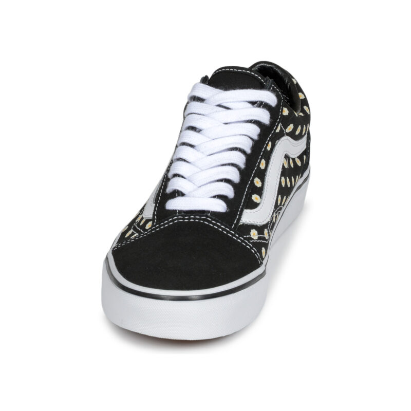 Vans UA Old skool FLORAL Nero - Sneakers Bambina - 3