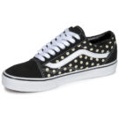 Vans UA Old skool FLORAL Nero - Sneakers Bambina - 4