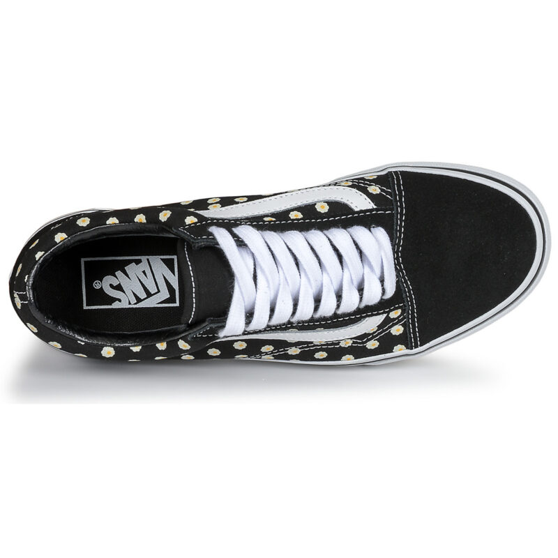 Vans UA Old skool FLORAL Nero - Sneakers Bambina - 6