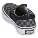 Vans UY Classic Slip-On (Schachbrettmuster) Schwarz/Zinn Schwarzer Slip-On f&uuml;r M&auml;dchen - Gr&ouml;&szlig;e 5
