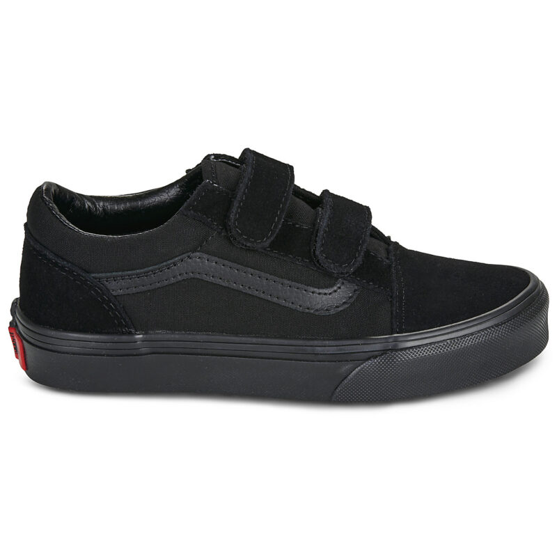 Vans UY Old Skool V Blk/Blk Nero - Sneakers Bambina - 2