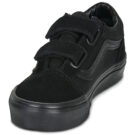 Vans UY Old Skool V Blk/Blk Nero - Sneakers Bambina - 3