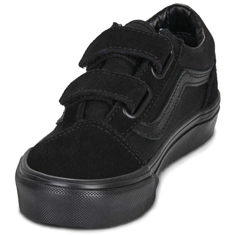 Vans UY Old Skool V Blk/Blk Nero - Sneakers Bambina - 3