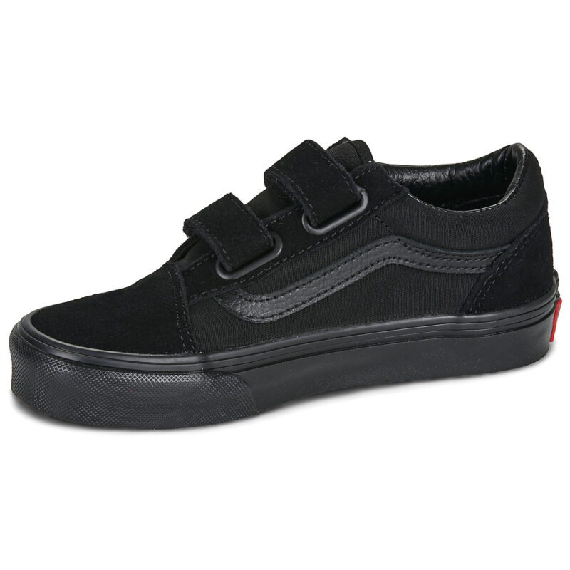 Vans UY Old Skool V Blk/Blk Nero - Sneakers Bambina - 4