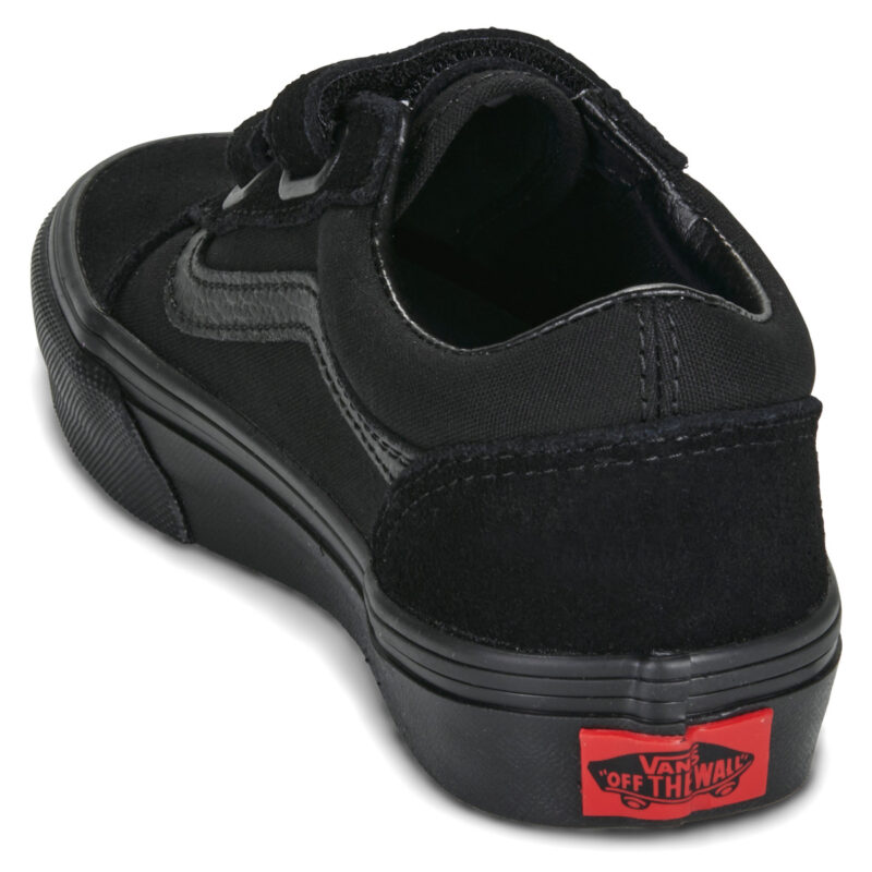 Vans UY Old Skool V Blk/Blk Nero - Sneakers Bambina - 5