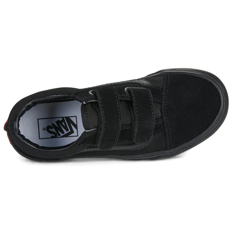 Vans UY Old Skool V Blk/Blk Nero - Sneakers Bambina - 6