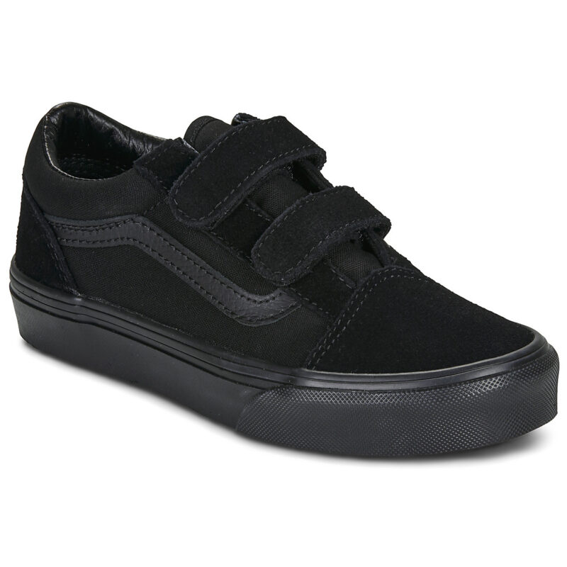 Vans UY Old Skool V Blk/Blk Nero - Sneakers Bambina - 1