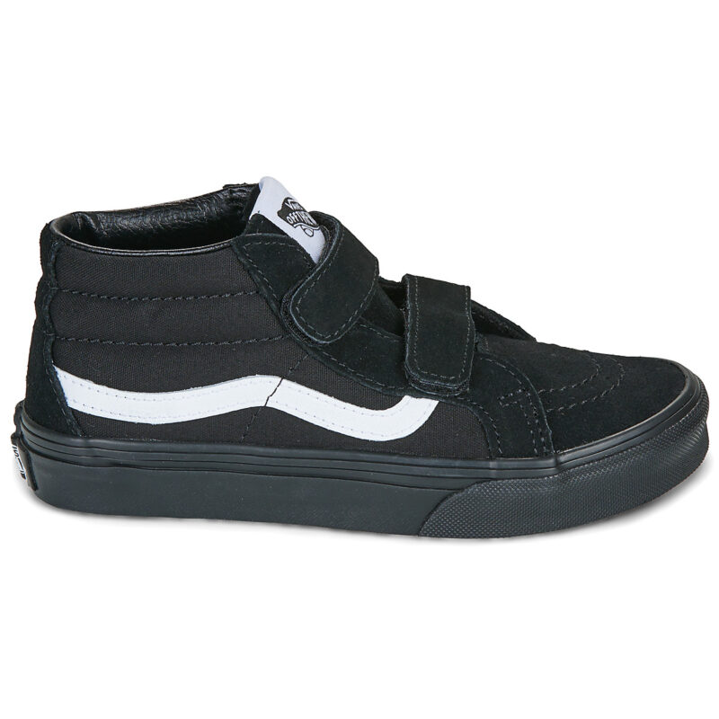 Vans UY SK8-Mid Reissue V (CANVAS SUEDE) BLK/BLK Black - Zapatillas para niñas - 2