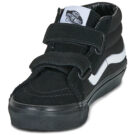 Vans UY SK8-Mid Reissue V (CANVAS SUEDE) BLK/BLK Black - Zapatillas para niñas - 3