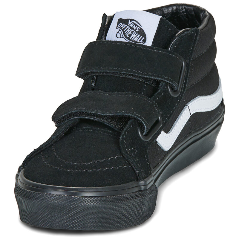 Vans UY SK8-Mid Reissue V (CANVAS SUEDE) BLK/BLK Black - Zapatillas para niñas - 3